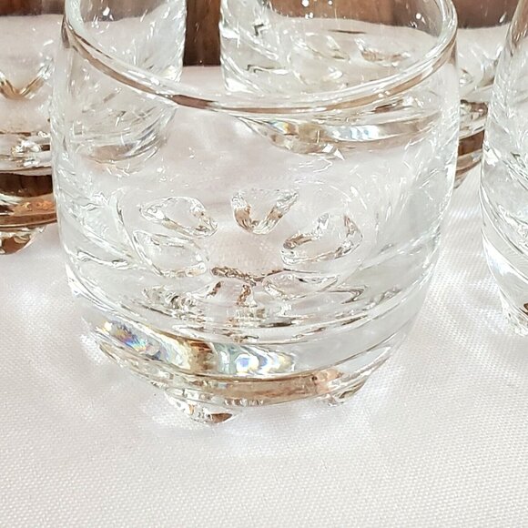 4 Bormioli Rocco Galassia Schnapps Shot Glasses 2.25" made in Italy 2 oz - Picture 4 of 10